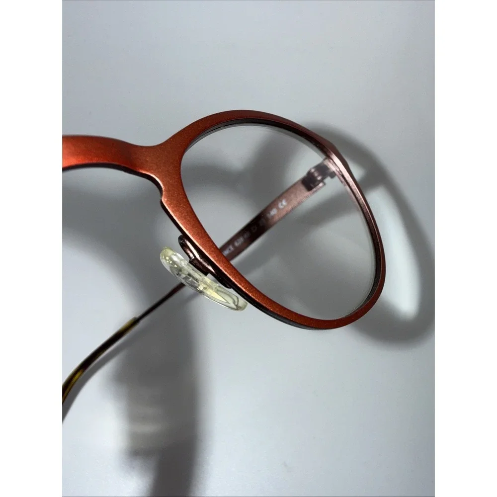 Jean Lafont Paris, RESONANCE 628, 48-21 Authentic Copper Cateye Eyeglass Frames.